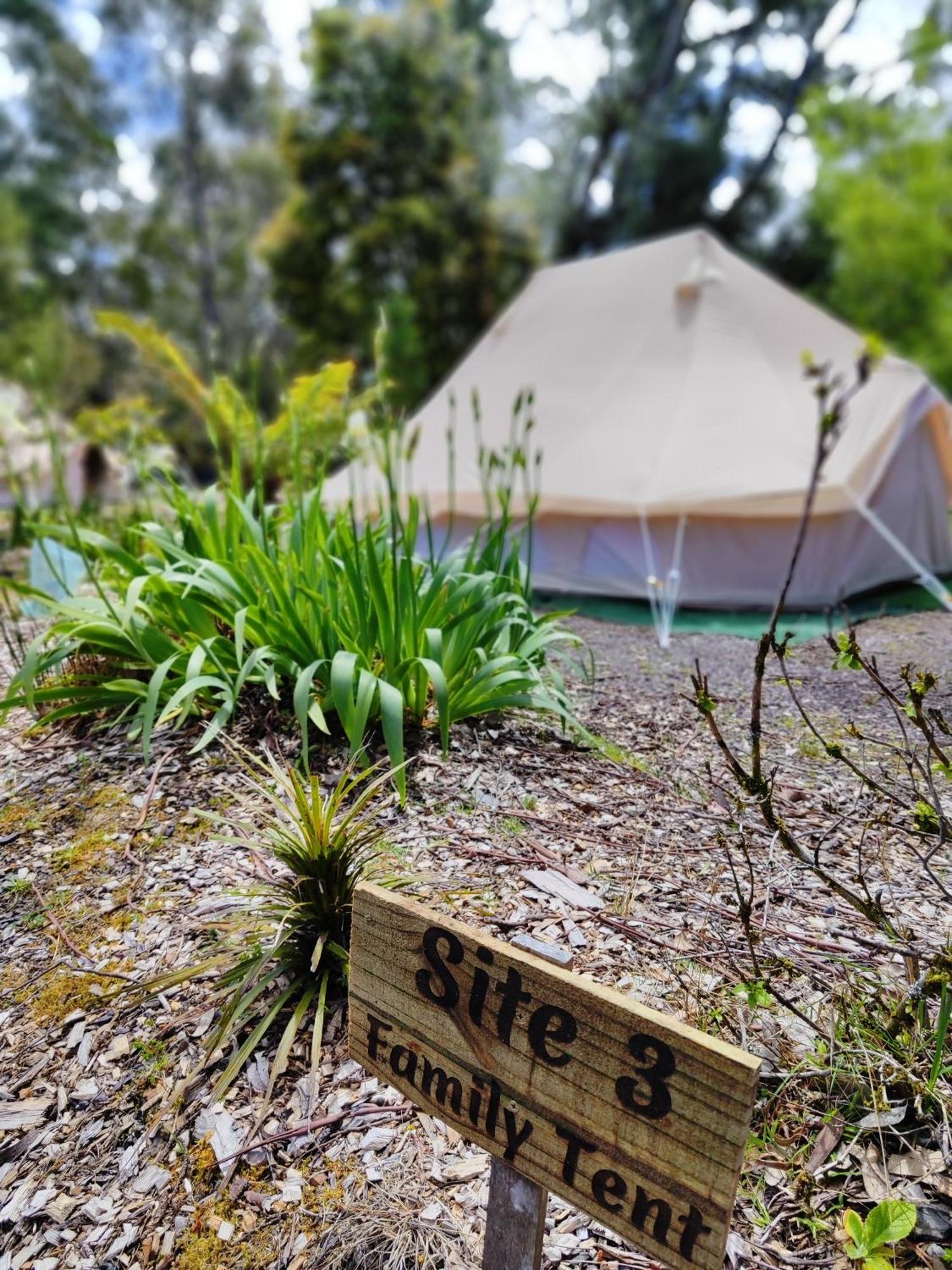 Glamping At Bush Camp Luxury tent Zeehan